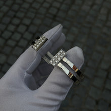 Load image into Gallery viewer, Diamond TwinRay Bangle