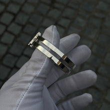 Load image into Gallery viewer, Diamond TwinRay Bangle