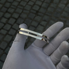 Load image into Gallery viewer, Diamond TwinRay Bangle