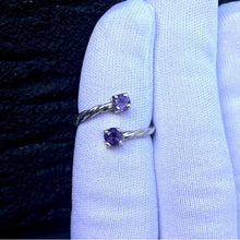 Load image into Gallery viewer, Amethyst - Twisted ring