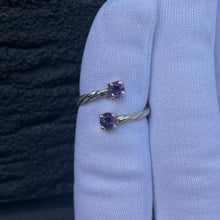 Load image into Gallery viewer, Amethyst - Twisted ring