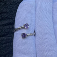 Load image into Gallery viewer, Amethyst - Twisted ring