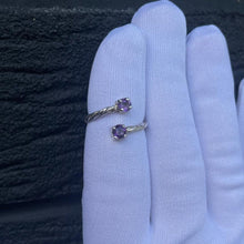 Load image into Gallery viewer, Amethyst - Twisted ring