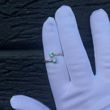 Load image into Gallery viewer, Blue Topaz - Twisted ring