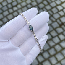Load image into Gallery viewer, Solo Marquise Bracelet - London Blue Topaz
