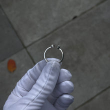 Load image into Gallery viewer, Diamond Bowed T-bar Ring
