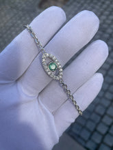 Load image into Gallery viewer, Evil Eye Bracelet - Emerald
