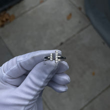 Load image into Gallery viewer, Diamond Partial T-Bar Ring
