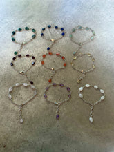 Load image into Gallery viewer, Multi Gemstone Link Bracelet
