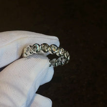 Load image into Gallery viewer, Diamond Bubble Eternity Ring
