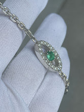 Load image into Gallery viewer, Evil Eye Bracelet - Emerald
