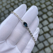 Load image into Gallery viewer, Solo Marquise Bracelet - London Blue Topaz
