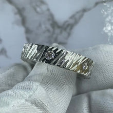 Load image into Gallery viewer, Diamond Textured Ring 002
