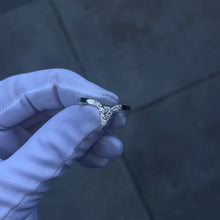 Load image into Gallery viewer, Diamond "V" Ring
