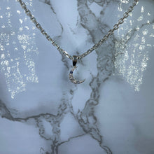 Load image into Gallery viewer, Solaris Crescent Moon Pendant
