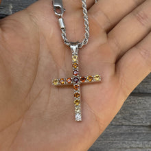 Load image into Gallery viewer, &quot;Fire&quot; Cross Pendant
