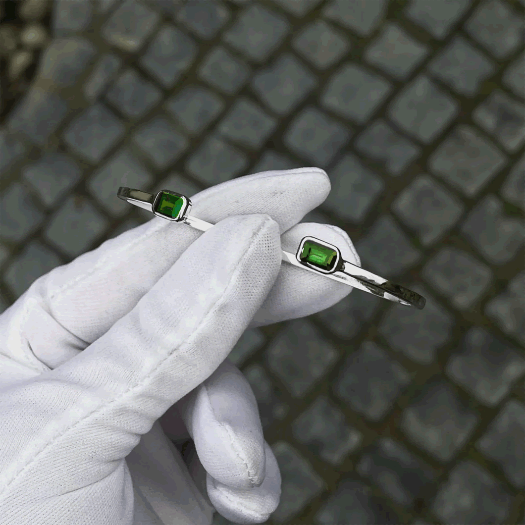 Green Tourmaline - Collector's Bangle 001