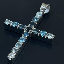 Load image into Gallery viewer, &quot;Water&quot; Cross Pendant
