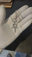 Load and play video in Gallery viewer, Diamond Ankh Necklace
