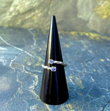 Load image into Gallery viewer, Sapphire - Handmade Sterling Silver Tiwsted Ring
