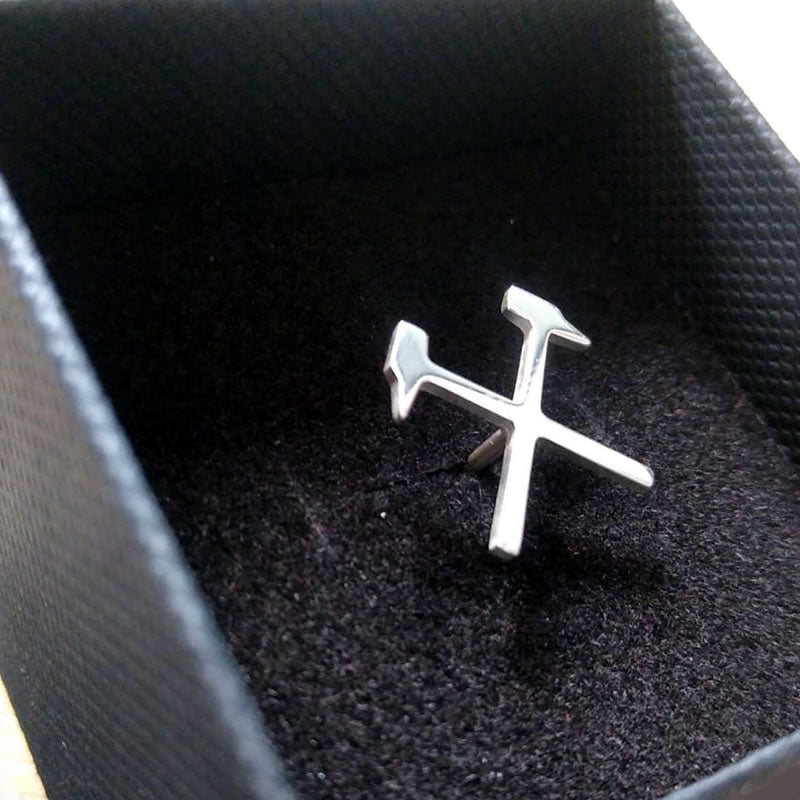 Silver Hammers Pin Badge