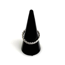 Load image into Gallery viewer, Sapphire - Handmade Sterling Silver Tiwsted Ring
